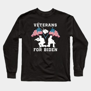 Veterans for Biden Long Sleeve T-Shirt